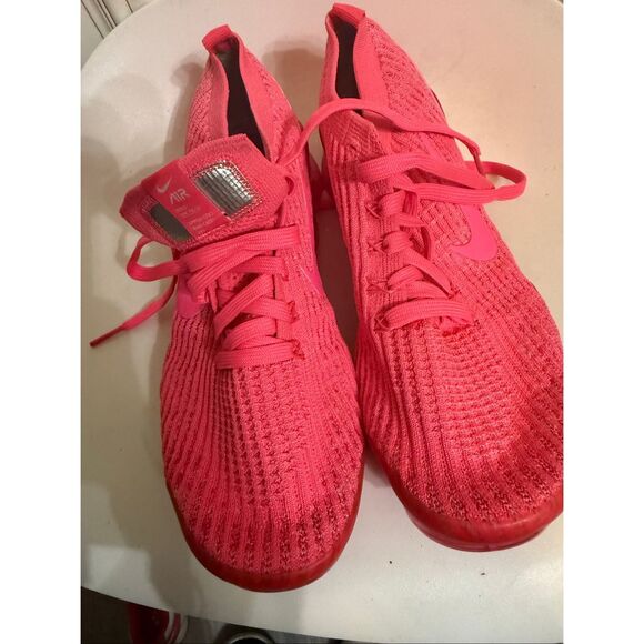 Nike Air Womens Vapormax 3.0 Flyknit Trainers Athletic Sneakers Pink Sz 8.5 NWOT - Picture 9 of 9